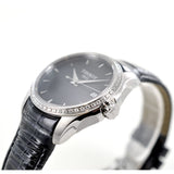  Shop Authentic Tissot T Trend Couturier Diamonds Black Dial Black Leather Strap Watch for Women - T035.210.66.051.00 - Luxxuri
