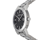  Shop Authentic Burberry The City Black Dial Silver Stainless Steel Strap Watch for Women - BU9001 - Luxxuri
