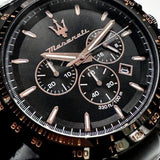  Shop Authentic Maserati Traguardo Chronograph Black Dial Black Steel Strap Watch For Men - R8873612048 - Luxxuri