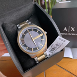  Shop Authentic Armani Exchange Hampton Chronograph Grey Dial Two Tone Steel Strap Watch For Men - AX2403 - Luxxuri