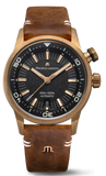  Shop Authentic Maurice Lacroix Pontos Diver Limited Edition Black Dial Brown Leather Strap Watch For Men - PT6248-BRZ01-330-3 - Luxxuri