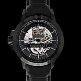  Shop Authentic Maserati Automatic Black Dial Black Leather Strap Watch For Men - R8821119007 - Luxxuri