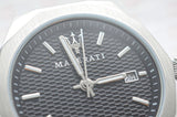  Shop Authentic Maserati Stile Analog Black Dial Silver Steel Strap Watch For Men - R8853142003 - Luxxuri