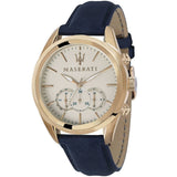  Shop Authentic Maserati Epoca Chronograph White Dial Black Leather Strap Watch For Men - R8871618016 - Luxxuri