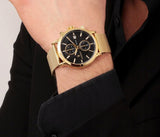  Shop Authentic Maserati Epoca 42mm Black Dial Gold Mesh Bracelet Watch For Men - R8873618007 - Luxxuri