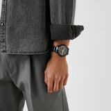 Shop Authentic Armani Exchange Chronograph Black Dial Black Steel Strap Watch For Men - AX2429 - Luxxuri