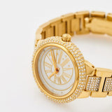  Shop Authentic Michael Kors Taryn Mother of Pearl Dial Gold Steel Strap Watch For Women - MK6567 - Luxxuri