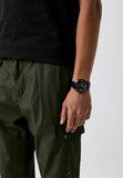  Shop Authentic Emporio Armani Claudio Chronograph Black Dial Black Leather Strap Watch For Men - AR11483 - Luxxuri