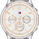  Shop Authentic Tommy Hilfiger Harper Chronograph White Dial Silver Steel Strap Watch For Women - 1782222 - Luxxuri