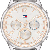  Shop Authentic Tommy Hilfiger Harper Chronograph White Dial Silver Steel Strap Watch For Women - 1782222 - Luxxuri
