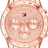  Shop Authentic Tommy Hilfiger Haven Chronograph Rose Gold Dial Rose Gold Steel Strap Watch For Women - 1782197 - Luxxuri