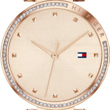  Shop Authentic Tommy Hilfiger Lynn Quartz Rose Gold Dial Rose Gold Steel Strap Watch For Women - 1782237 - Luxxuri