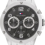 Shop Authentic Tommy Hilfiger Blaze Chronograph Black Dial Silver Steel Strap Watch For Men - 1792029 - Luxxuri