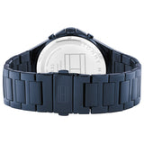  Shop Authentic Tommy Hilfiger Justin Chronograph Blue Dial Blue Steel Strap Watch For Men - 1792058 - Luxxuri