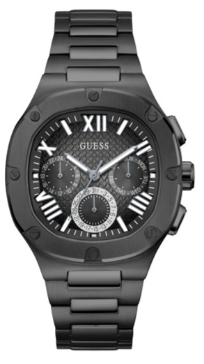  Shop Authentic Guess Headliner Multifunction Black Dial Black Steel Strap Watch For Men - GW0572G3 - Luxxuri