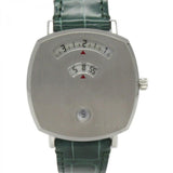  Shop Authentic Gucci Grip Quartz Silver Dial Green Leather Strap Watch For Women - YA157404 - Luxxuri