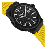  Shop Authentic Salvatore Ferragamo F-80 Classic Black Dial Yellow Rubber Strap Watch for Men - SFHY01522 - Luxxuri