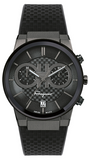  Shop Authentic Salvatore Ferragamo Sapphire Chrono Black Dial Black Rubber Strap Watch for Men - SFME00621 - Luxxuri