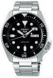  Shop Authentic Seiko 5 Sports Automatic Black Dial Silver Steel Strap Watch For Men - SRPD57K1 - Luxxuri