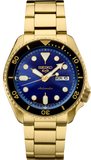  Shop Authentic Seiko 5 Sports US Special Edition Automatic Blue Dial Gold Steel Strap Watch For Men - SRPK20 - Luxxuri