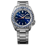  Shop Authentic Seiko 5 Sports Petrol Blue Checker Flag Special Edition Blue Dial Silver Steel Strap Watch For Men - SRPK65K1 - Luxxuri