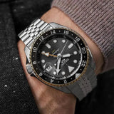  Shop Authentic Seiko 5 Sports GMT US Special Edition Automatic Grey Dial Silver Steel Strap Watch For Men - SSK021K1 - Luxxuri