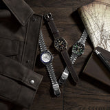  Shop Authentic Seiko 5 Sports SKX GMT Automatic Green Dial Silver Steel Strap Watch For Men - SSK035K1 - Luxxuri