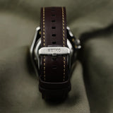  Shop Authentic Seiko 5 Sports SKX GMT Automatic Mocha Black Dial Brown Leather Strap Watch For Men - SSK036K1 - Luxxuri