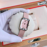  Shop Authentic Swarovski Uptown Pink Dial Pink Leather Strap Watch for Women - 5547719 - Luxxuri
