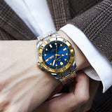  Shop Authentic Versace Hellenyium GMT Blue Dial Two Tone Steel Strap Watch for Men - V11060017 - Luxxuri