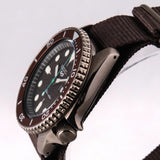  Shop Authentic Seiko 5 Sport Automatic Brown Dial Brown Nylon Strap Watch For Men - SRPD85K1 - Luxxuri