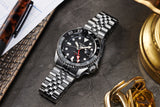  Shop Authentic Seiko 5 Sports Automatic GMT Black Dial Silver Steel Strap Watch For Men - SSK001K1 - Luxxuri