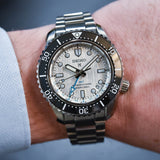  Shop Authentic Seiko Prospex Sea Arctic Ocean GMT Limited Edition Silver Dial Silver Steel Strap Watch For Men - SPB439J1 - Luxxuri