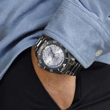  Shop Authentic Seiko Prospex Limited Edition Automatic GMT Glacier Blue Dial Silver Steel Strap Watch For Men - SPB385J1 - Luxxuri