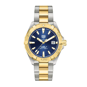 Tag Heuer Aquaracer Calibre 5 Blue Dial Two Tone Steel Strap Watch for Women - WBD2120.BB0930