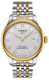  Shop Authentic Tissot T Classic Le Locle Powermatic 80 Silver Dial Two Tone Steel Strap Watch For Men - T0064072203301 - Luxxuri