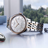  Shop Authentic Tissot Le Locle Powermatic 80 Diamonds Silver Dial Two Tone Steel Strap Watch For Men - T006.407.22.036.01 - Luxxuri