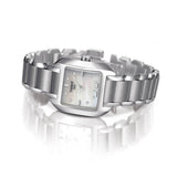  Shop Authentic Tissot T Wave Diamonds Mother of Pearl Dial Silver Steel Strap Watch for Women - T02.1.285.74 - Luxxuri