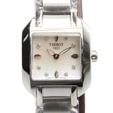  Shop Authentic Tissot T Wave Diamonds Mother of Pearl Dial Silver Steel Strap Watch for Women - T02.1.285.74 - Luxxuri