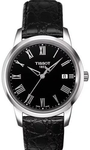  Shop Authentic Tissot Classic Dream Black Dial Black Leather Strap Watch for Men - T033.410.16.053.01 - Luxxuri