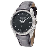  Shop Authentic Tissot T Trend Couturier Diamonds Black Dial Black Leather Strap Watch for Women - T035.210.66.051.00 - Luxxuri