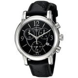  Shop Authentic Tissot Dressport Chronograph Black Dial Black Leather Strap Watch for Women - T050.217.17.057.00 - Luxxuri