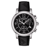  Shop Authentic Tissot Dressport Chronograph Black Dial Black Leather Strap Watch for Women - T050.217.17.057.00 - Luxxuri