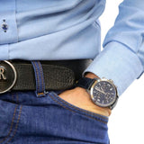  Shop Authentic Tissot PRC 200 Chronograph Black Dial Black Leather Strap Watch For Men - T055.417.16.057.00 - Luxxuri