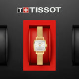  Shop Authentic Tissot Lovely Square Silver Dial Gold Mesh Bracelet Watch For Women - T058.109.33.031.00 - Luxxuri