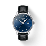  Shop Authentic Tissot T Classic Tradition Blue Dial Black Leather Strap Watch For Men - T063.610.16.047.00 - Luxxuri
