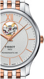  Shop Authentic Tissot Tradition Powermatic 80 Open Heart Silver Dial Two Tone Steel Strap Watch For Men - T063.907.22.038.01 - Luxxuri