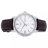 Shop Authentic Tissot Automatics III Steel White Dial Brown Leather Strap Watch For Men - T065.430.16.031.00 - Luxxuri