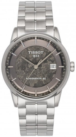  Shop Authentic Tissot Luxury Powermatic 80 Anthracite Grey Dial Silver Steel Strap Watch For Men - T086.407.11.061.10 - Luxxuri