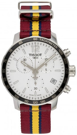  Shop Authentic Tissot Quickster Chronograph NBA Cleveland Cavaliers Watch For Men - T095.417.17.037.13 - Luxxuri